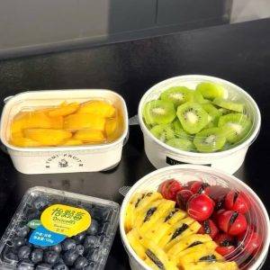 Trái cây cắt sẵn cho người tập gym & eat clean - set 4 hộp