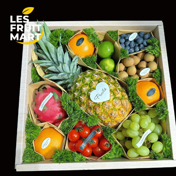 Fruit mix 003: Đào, dưa lưới, xoài – đốt mỡ hiệu quả