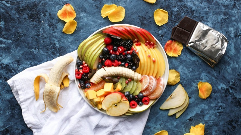 Trái cây cắt sẵn mix