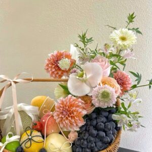 GIỎ THIẾT KẾ TRÁI/HOA THƯỢC DƯỢC