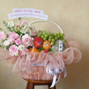 GIỎ TRÁI CÂY/HOA TƯƠI PREMIUM 018