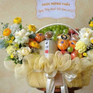 GIỎ TRÁI CÂY/HOA TƯƠI PREMIUM 015