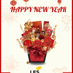 GIỎ QUÀ TẾT SẮC ĐỎ PHÚ QUÝ / An Khang Đón Xuân