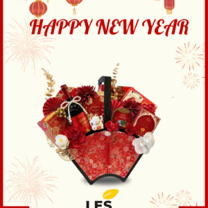 GIỎ QUÀ TẾT CRIMSON BLOSSOM PROSPERITY