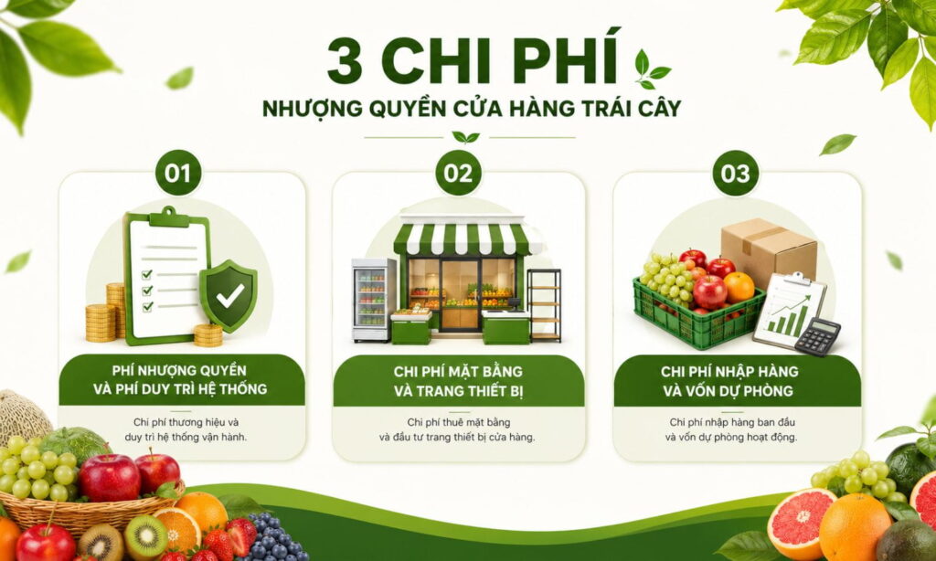 3 chi phí nhượng quyền